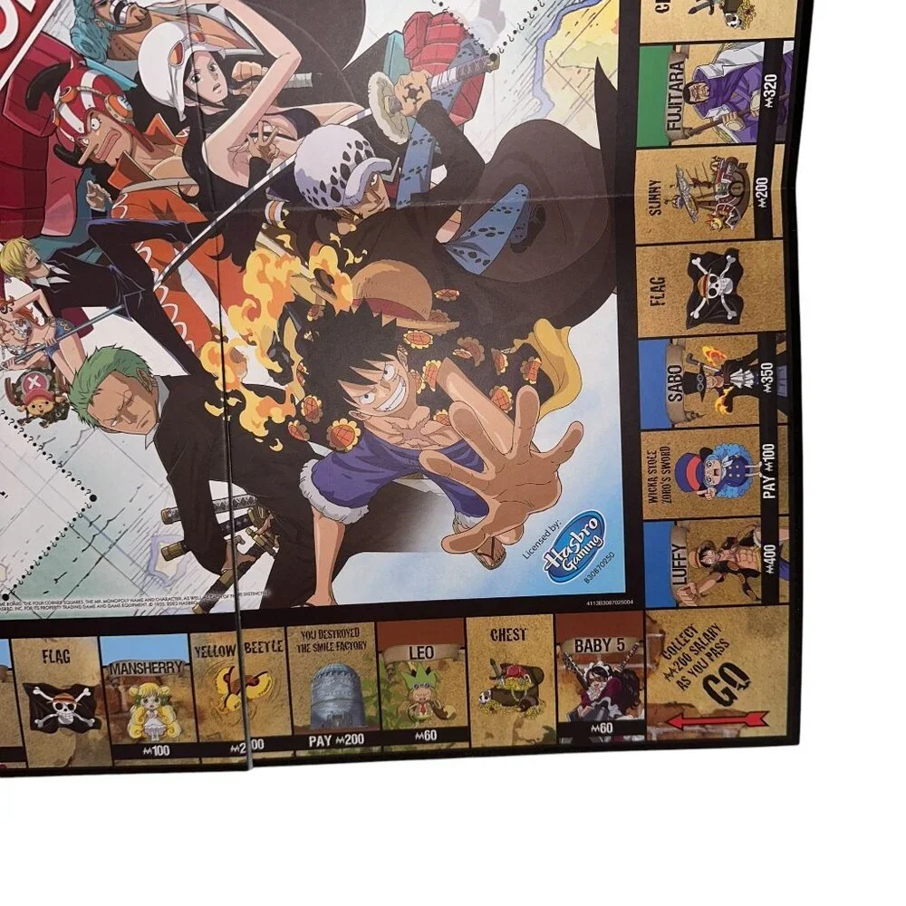 New Hasbro Monopoly One Piece Board Game Game Board Replacement Parts